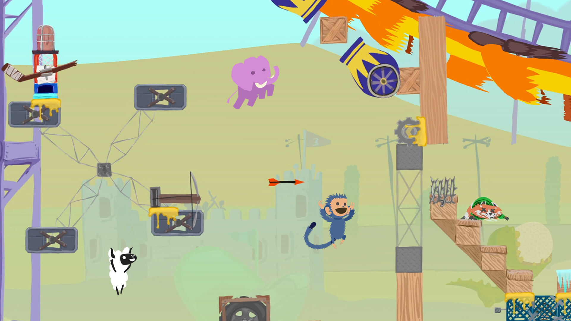 Ultimate Chicken Horse screenshot 1