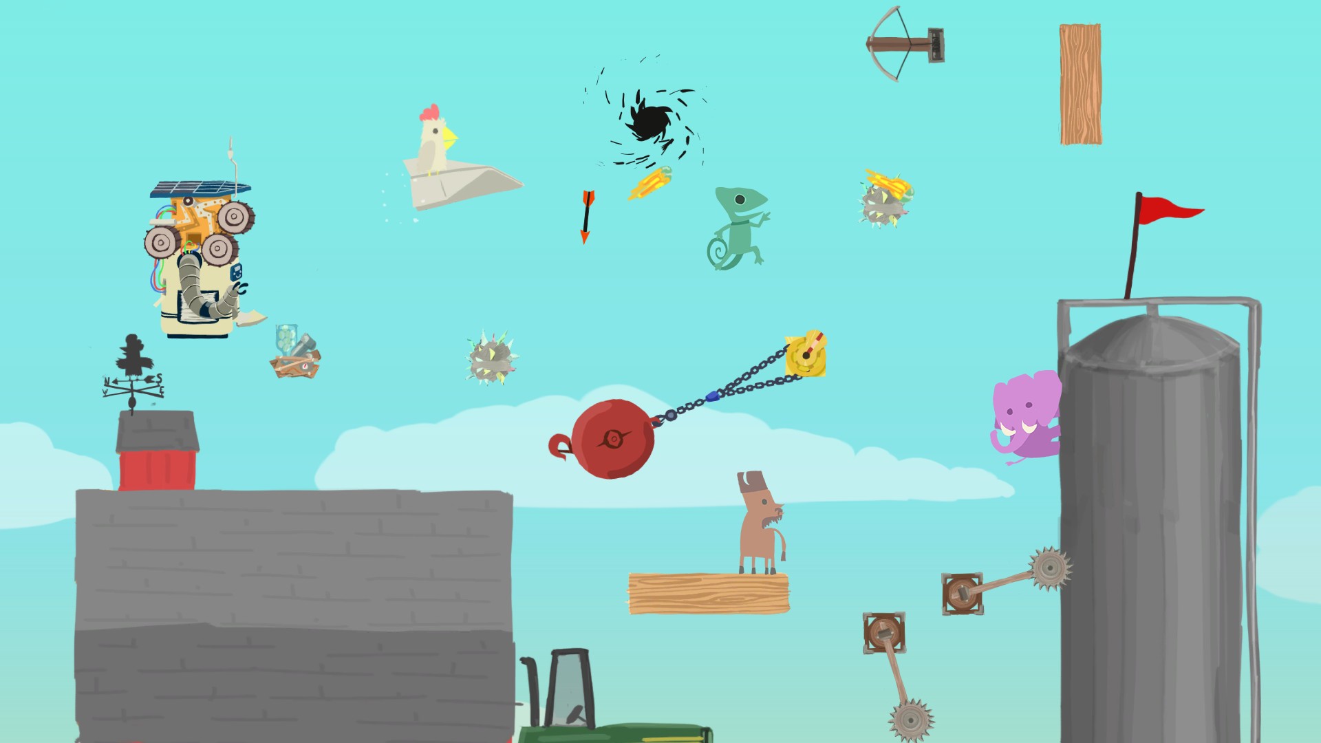 Ultimate Chicken Horse screenshot 2